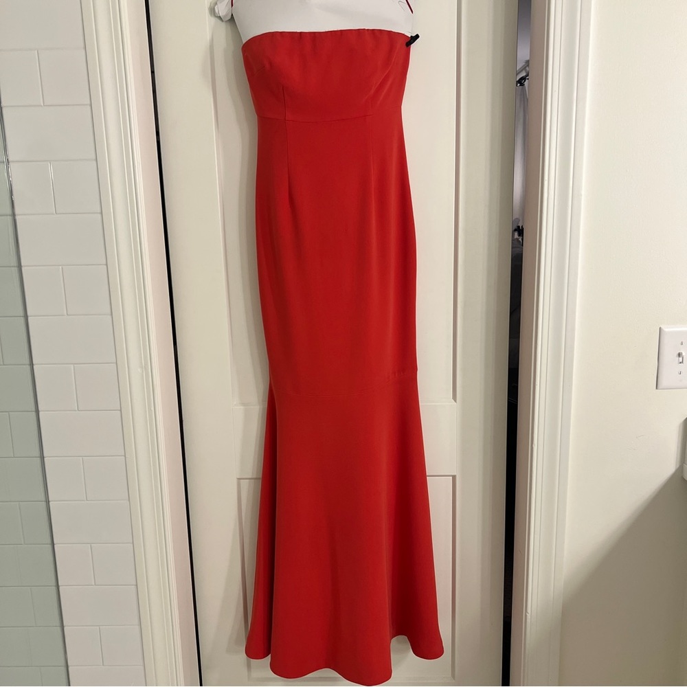 Cinq a Sept Strapless Gown